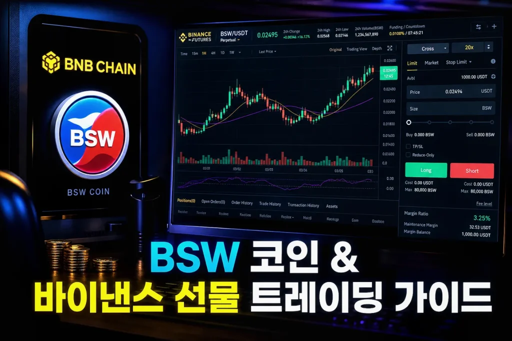 BSW(Biswap)코인 완전 정복: 핵심 개념부터 ‘바이낸스 선물에서 트레이딩하는 법’까지 한 번에 배우기