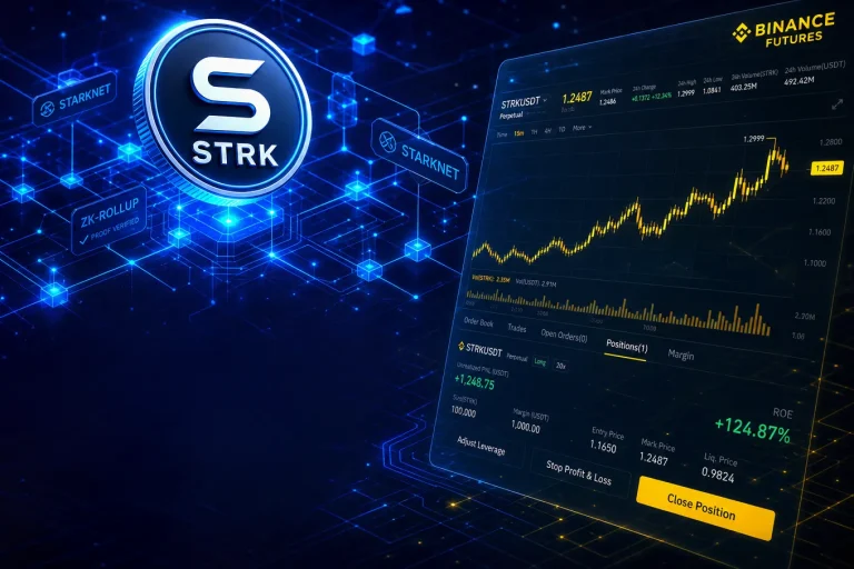 STRK(Starknet) 코인 완전 정복: 핵심 개념부터 바이낸스 선물 트레이딩 실전 가이드